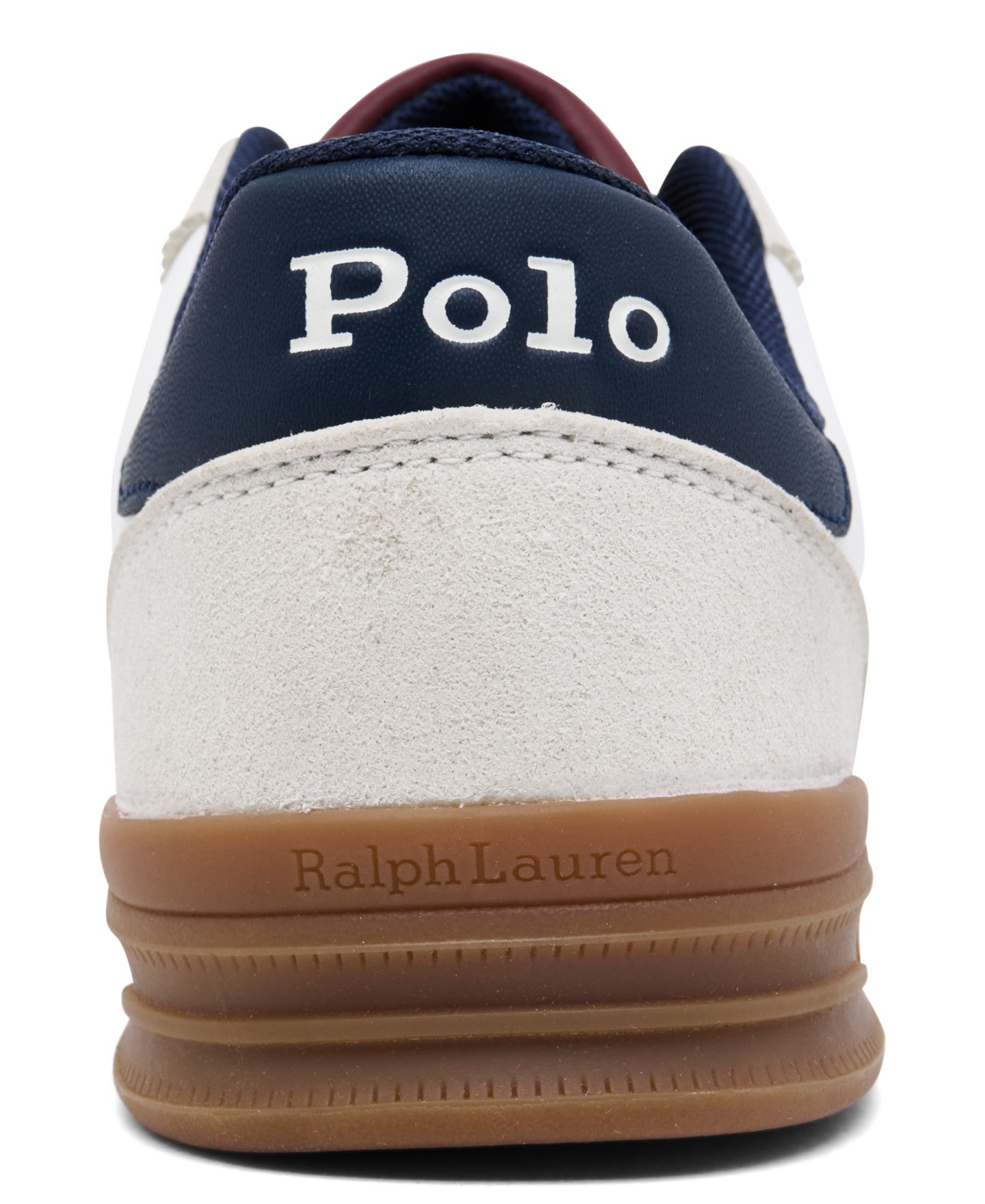 Детские кроссовки Polo Ralph Lauren Big Kids's Hollis Lifestyle, цвет: Чёрный / Малиновый — фото 4