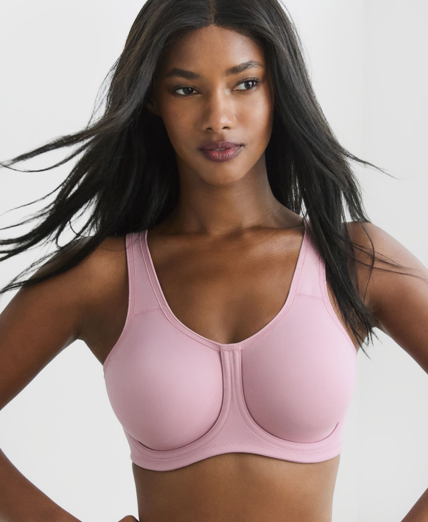 Women's Simone Sport Hight Impact Underwire Bra 855170, Up to I Cup