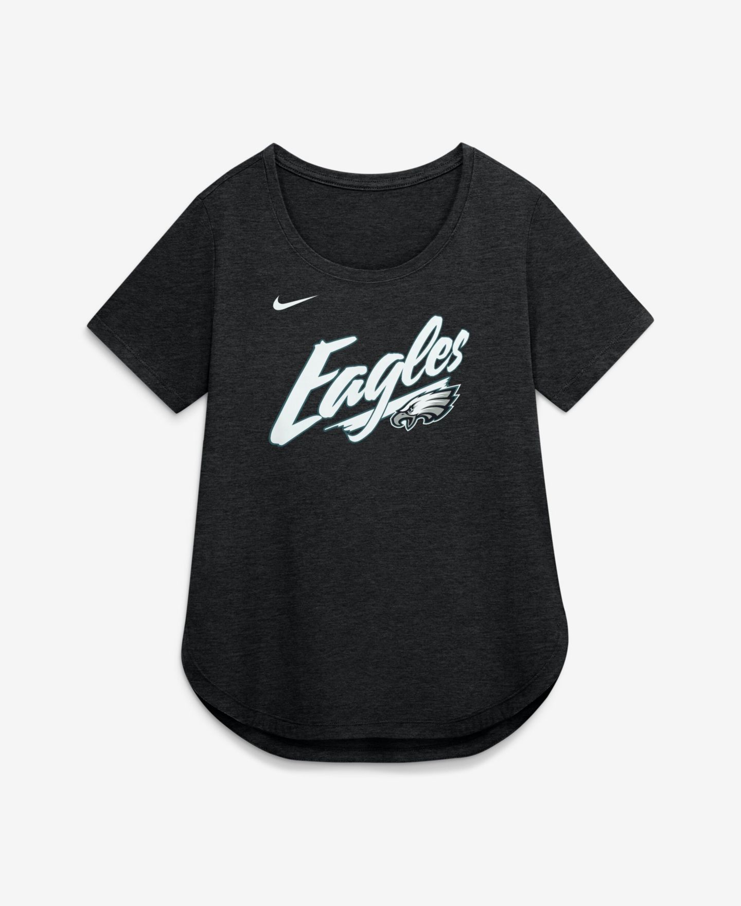 Женская футболка Nike Philadelphia Eagles Primetime Tri-Blend Screen-Print Graphics — фото 2