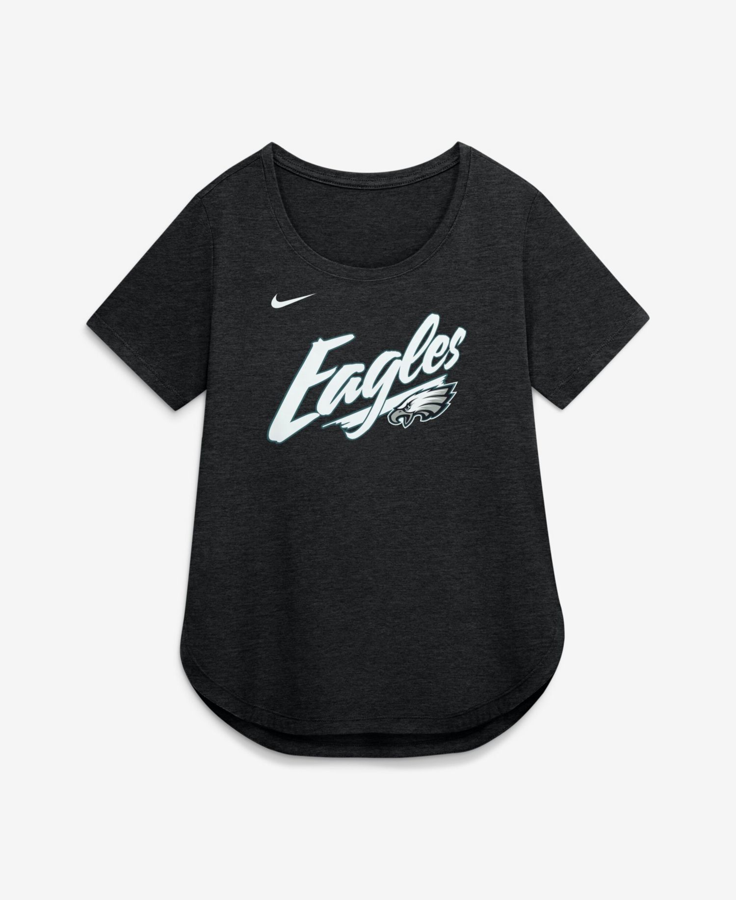 Women's Philadelphia Eagles Primetime Tri-Blend Screen-Print Graphics T-Shirt