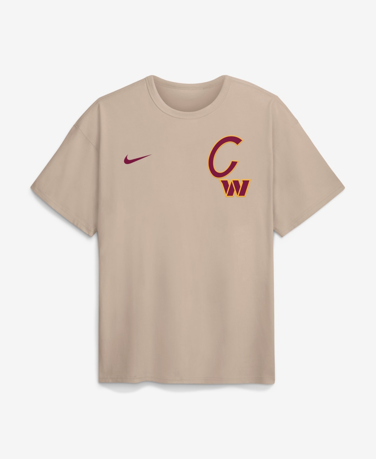Nike Men's Washington Commanders Rewind Max90 Heavyweight Cotton Loose-Fit T-Shirt