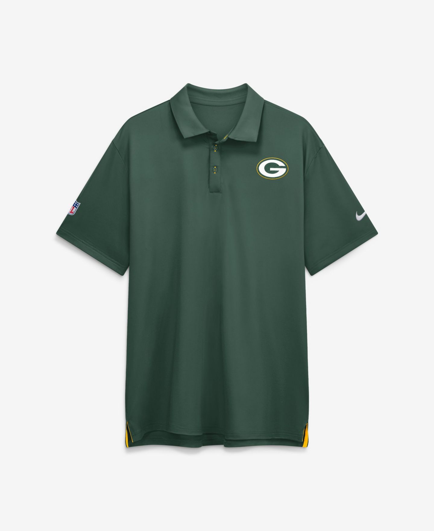 Мужское поло Nike Green Bay Packers Sideline Tour Dri-FIT Polo Shirt — фото 1