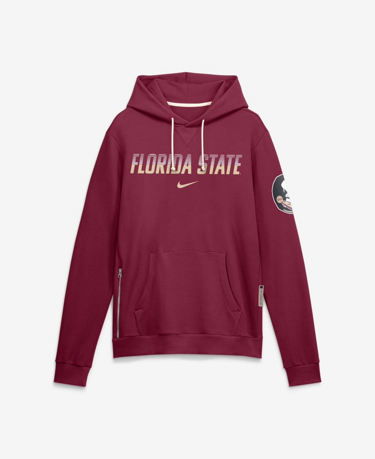 Nike Men's Florida State Seminoles Sideline Standard Issue Relaxed-Fit Fleece Hoodie