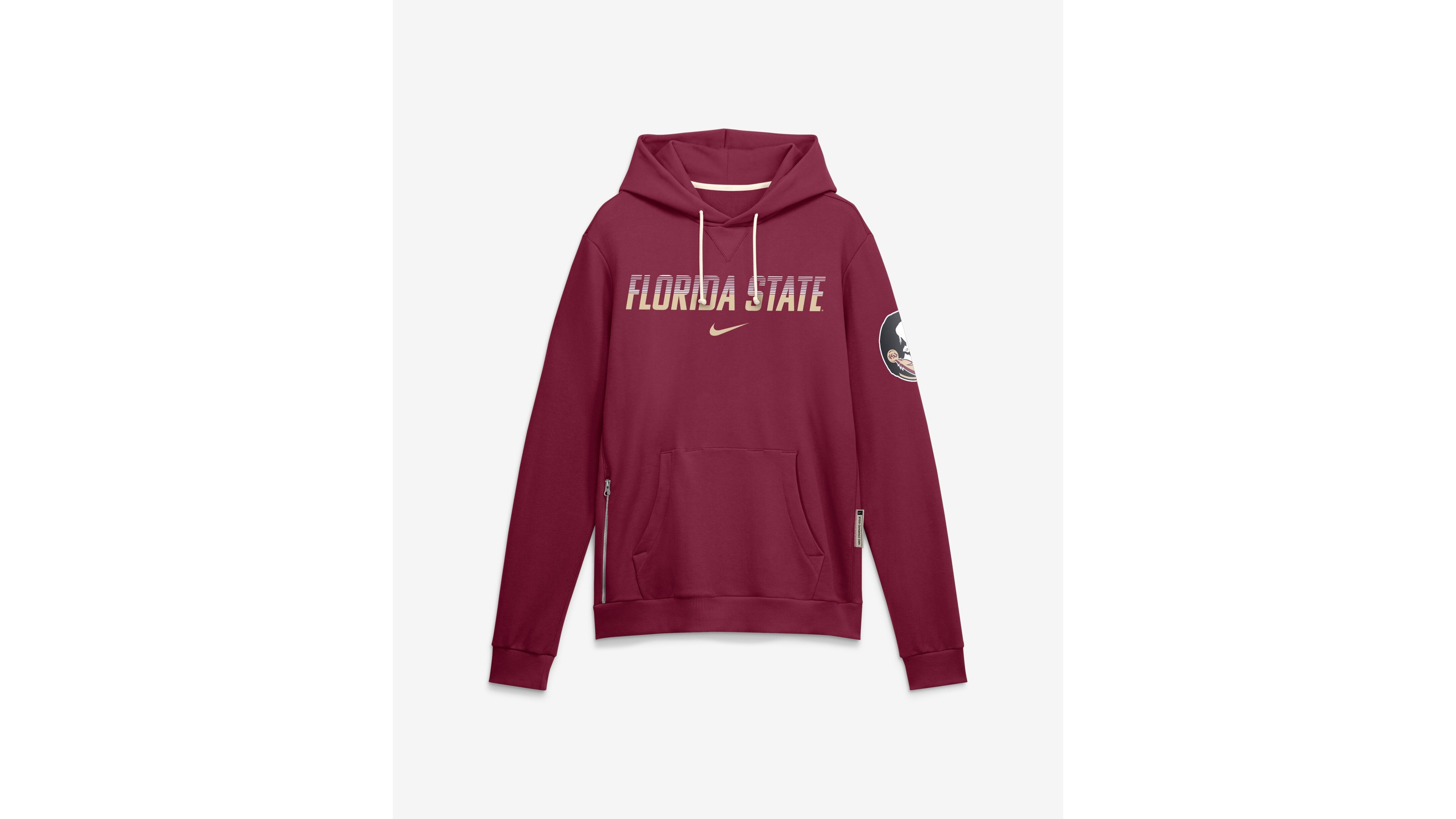 Nike Men's Florida State Seminoles Sideline Standard Issue Relaxed-Fit Fleece Hoodie
