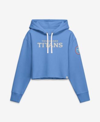 Women's Tennessee Titans Heritage Oversized-Cropped Hoodie