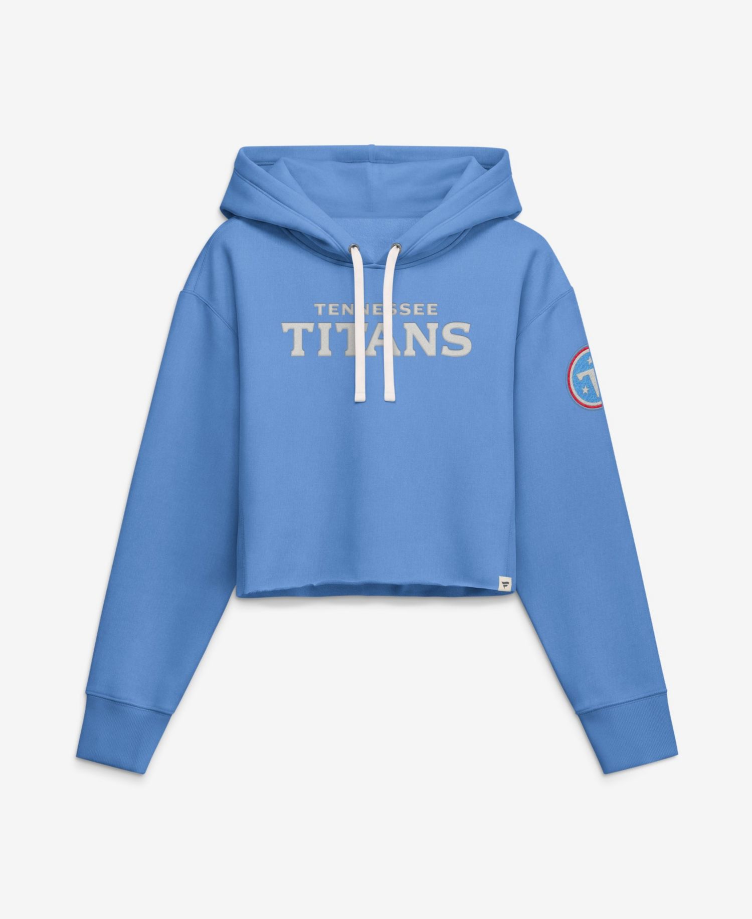 Women's Tennessee Titans Heritage Oversized-Cropped Hoodie