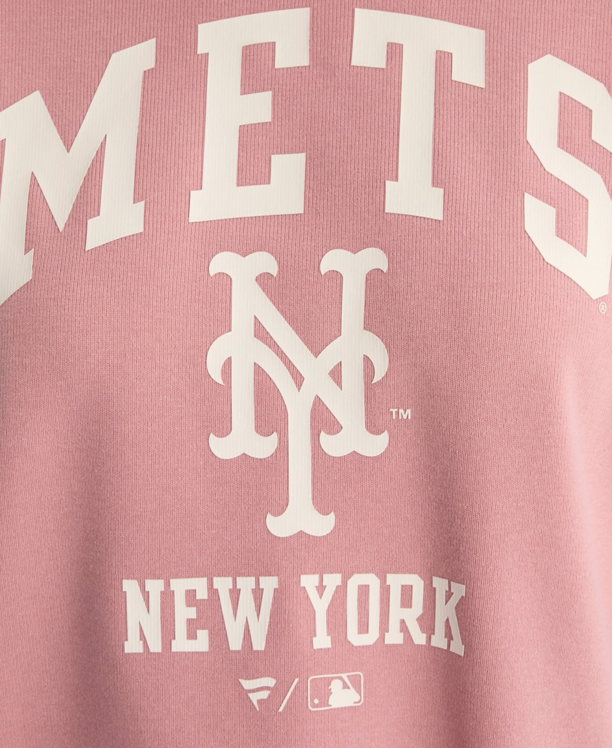 Fanatics Women's New York Mets Iconic Boxy Double-Face Rib T-Shirt