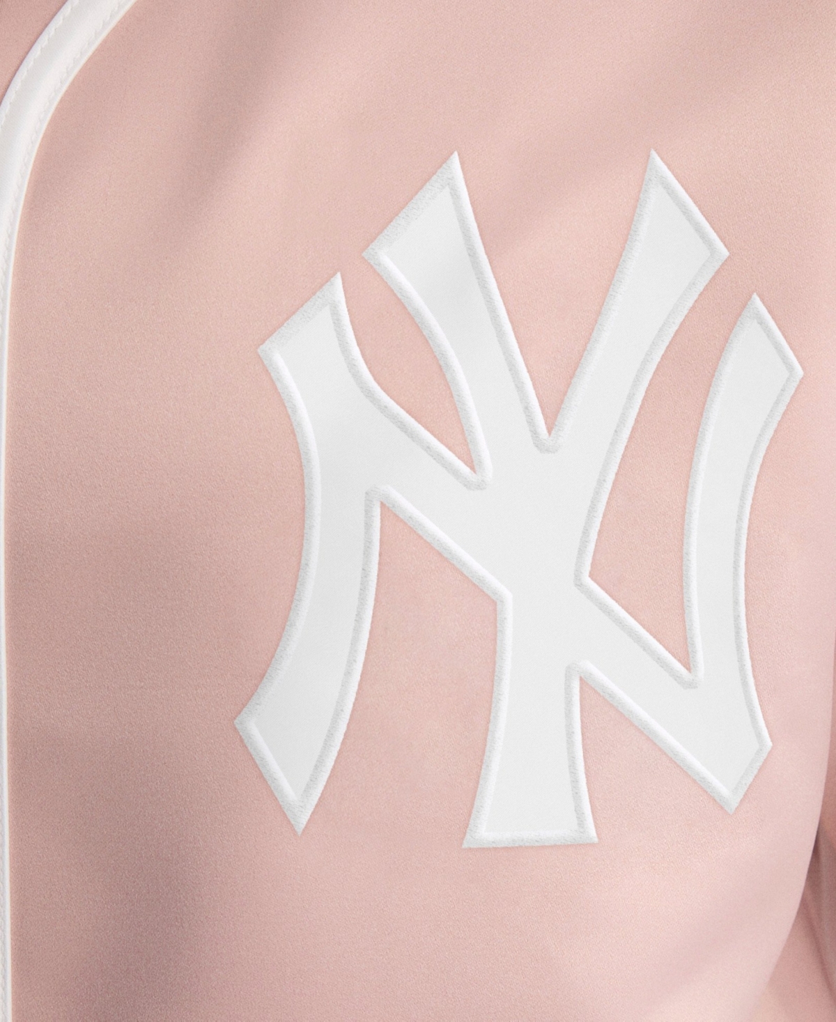 Fanatics Women's New York Yankees Cropped Satin Baseball Top