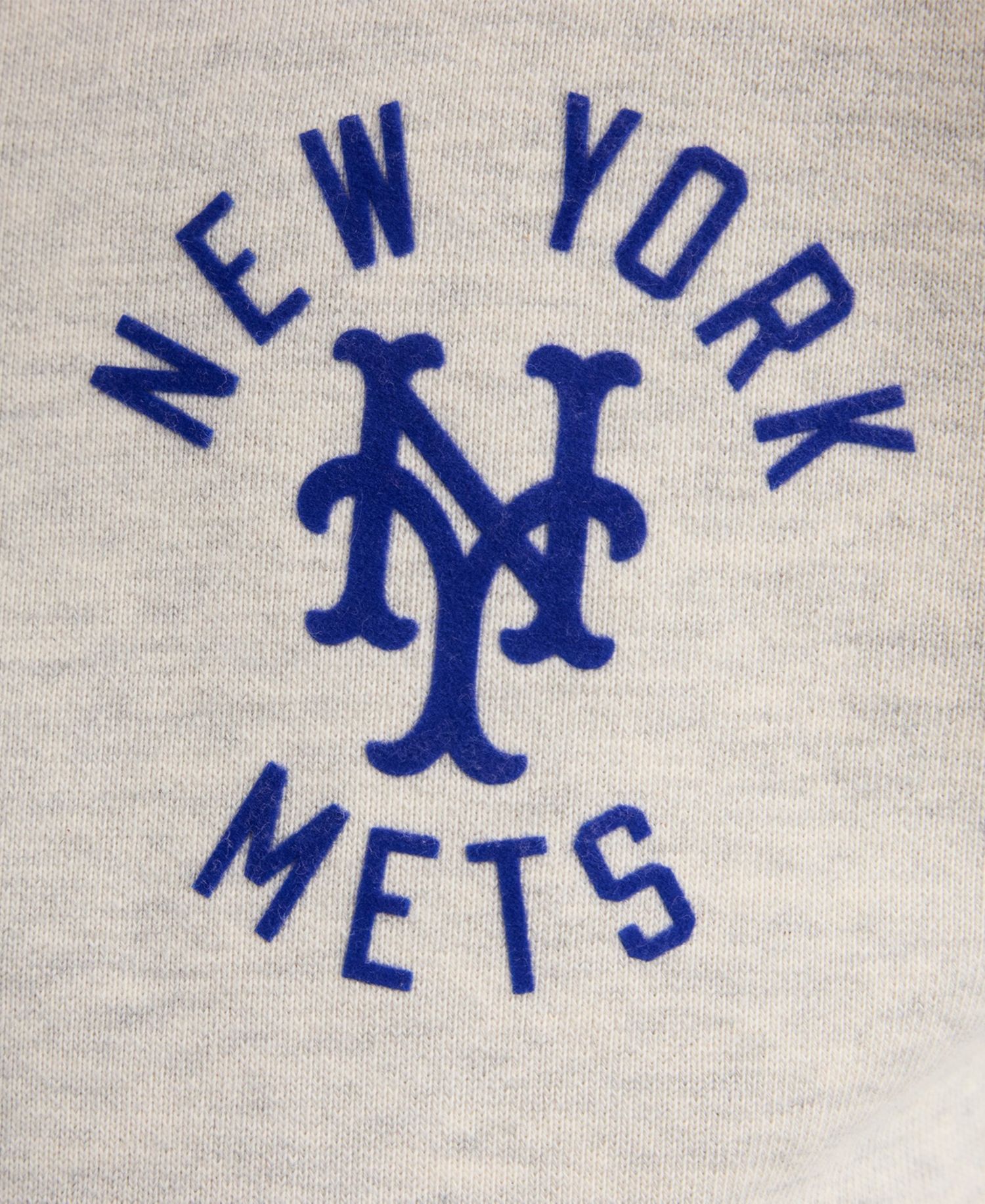 Women's New York Mets Cropped Polo Collar Quarter-Zip Sweatshirt