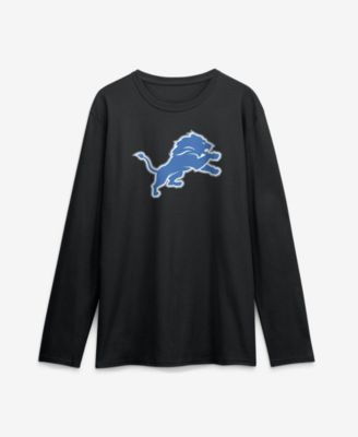 Men's Detroit Lions Long Sleeve Screen-Printed T-Shirt