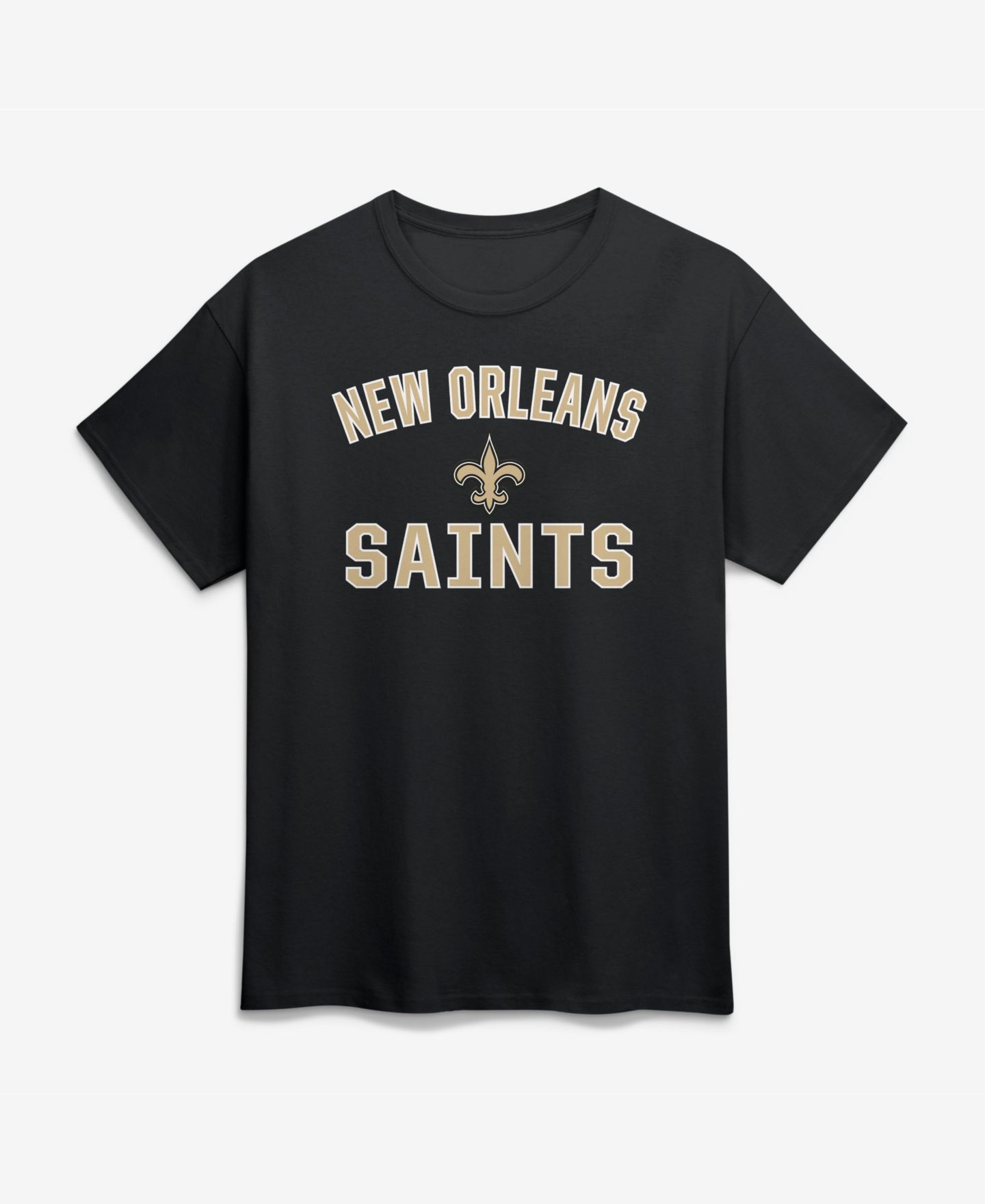 Мужская футболка Logo Athletic New Orleans Saints Arch Victory Cotton Crew Neck — фото 1