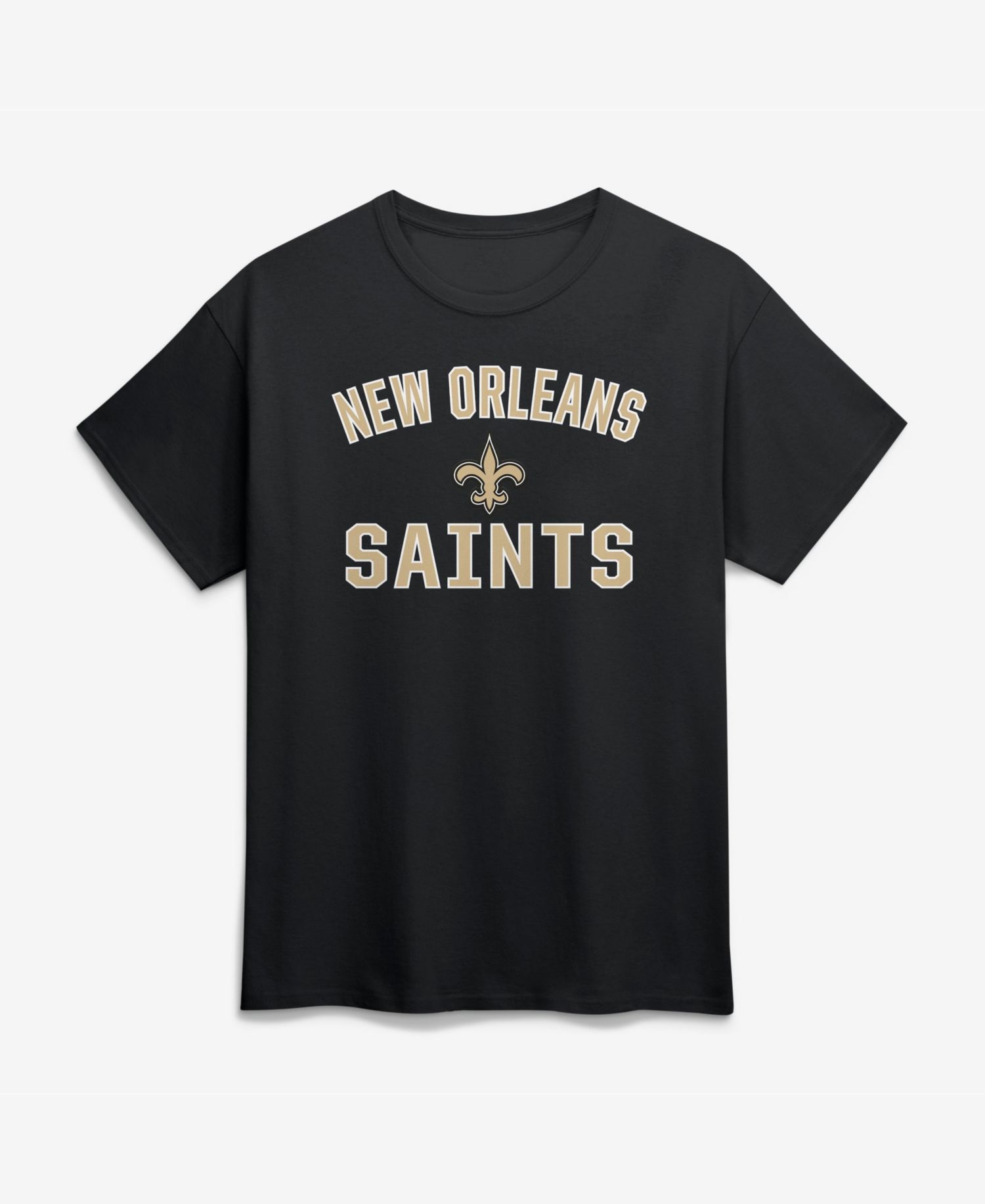 Men's New Orleans Saints Arch Victory Cotton Crew Neck T-Shirt