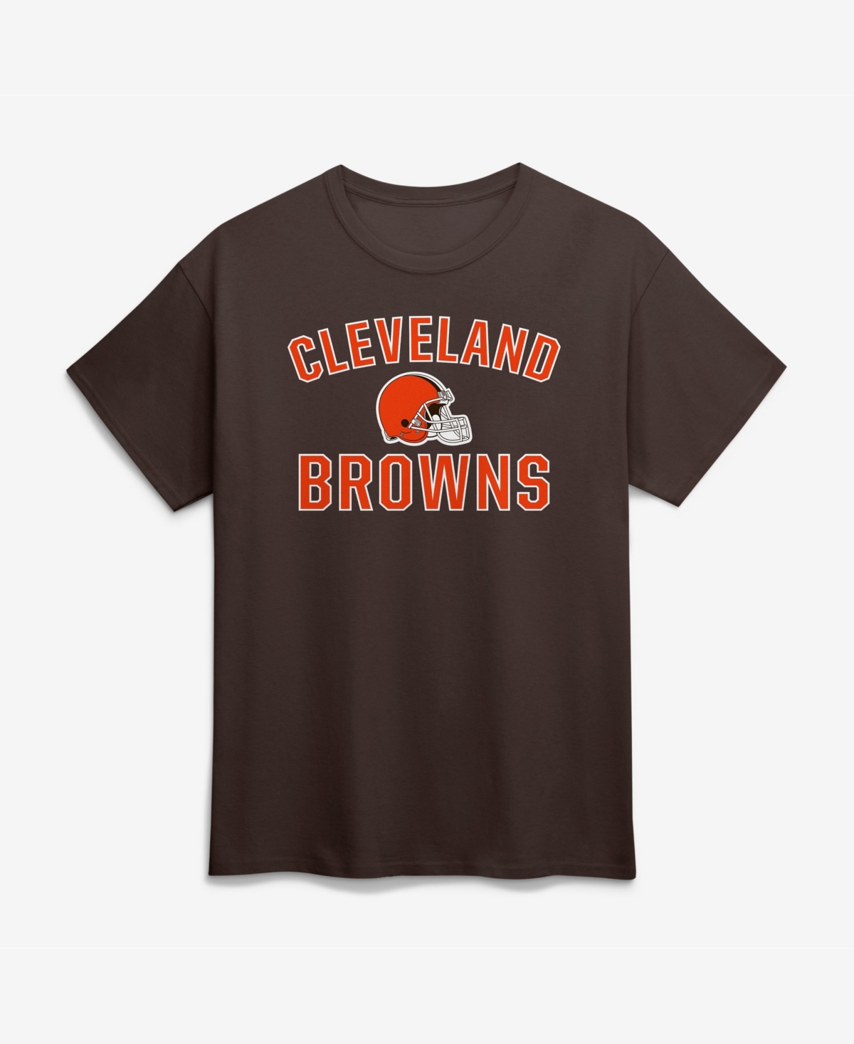Logo Athletic Men's Cleveland Browns Arch Victory Short-Sleeve Crewneck Graphic T-Shirt - Brown