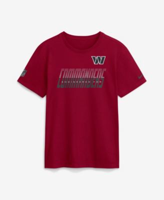 Men's Washington Commanders Sideline Team Issue Screen Print T-Shirt