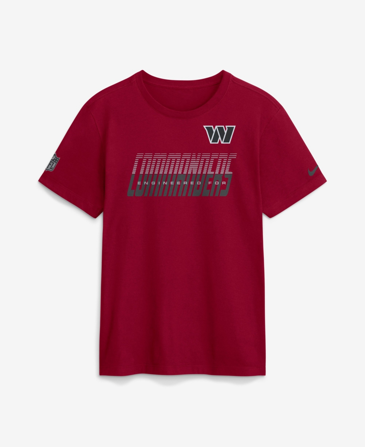 Nike Men's Washington Commanders Sideline Team Issue Screen Print T-Shirt