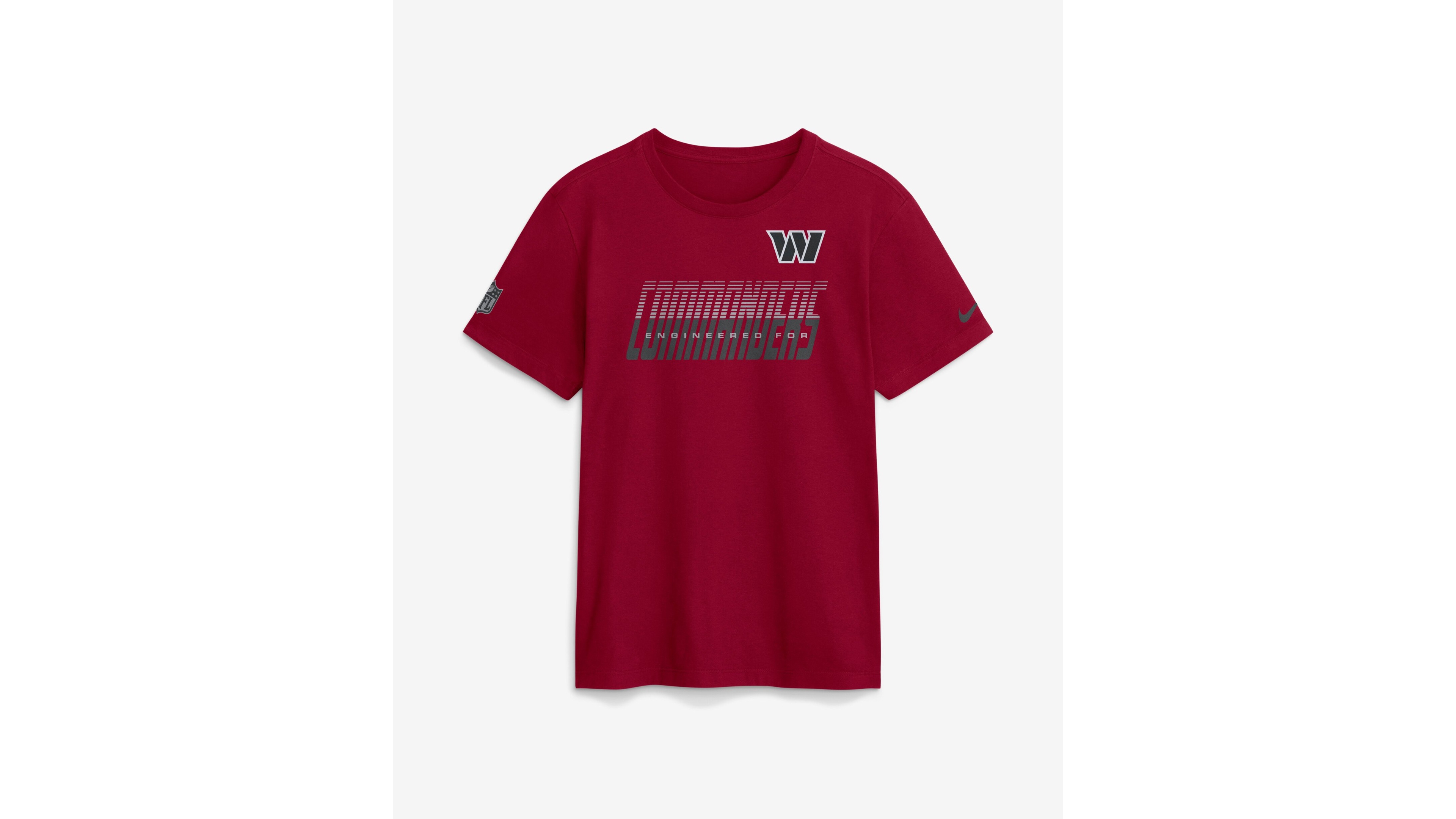 Nike Men's Washington Commanders Sideline Team Issue Screen Print T-Shirt