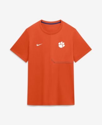 Men's Clemson Tigers Clemson Sideline Coach Short-Sleeve Crewneck T-Shirt