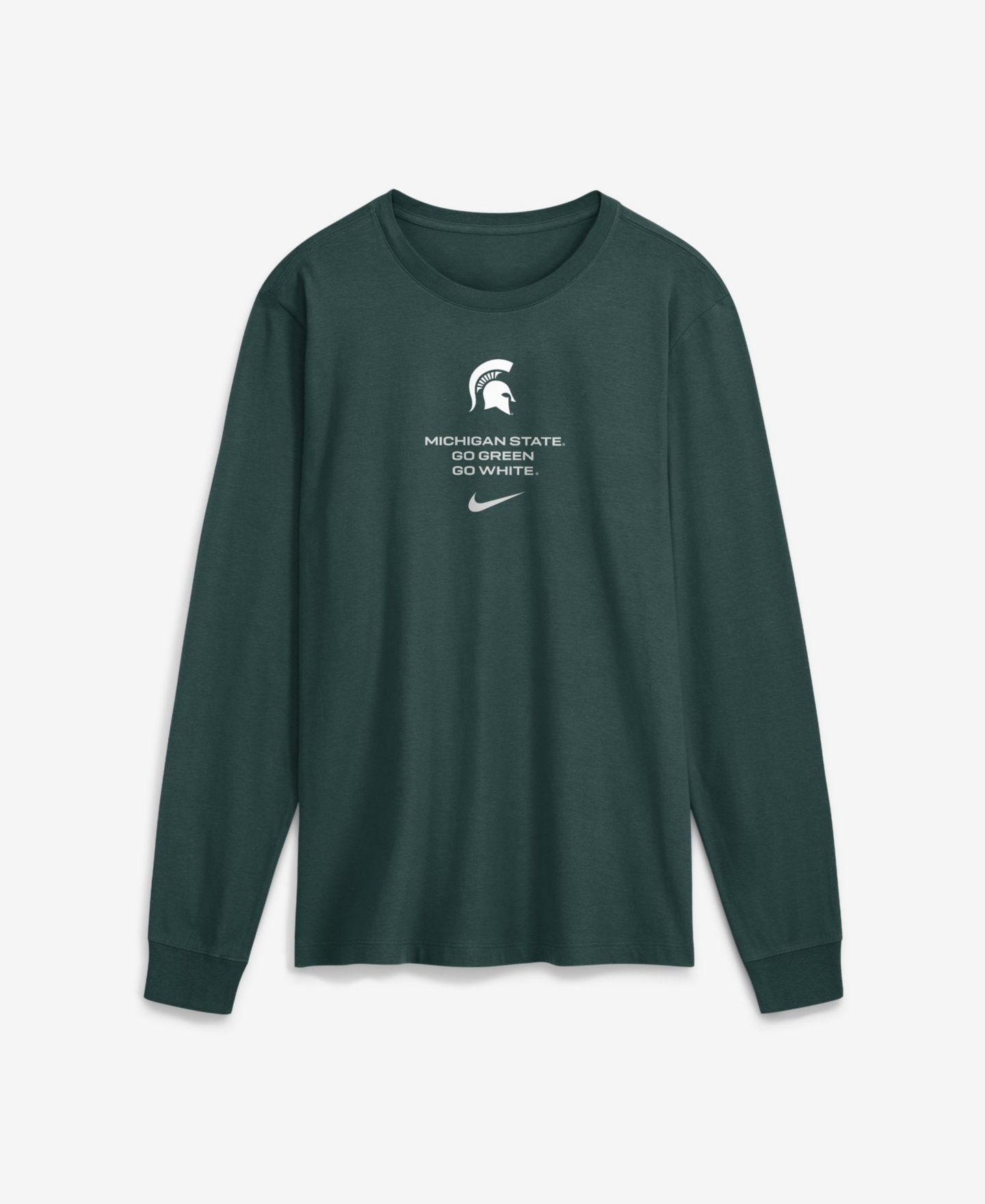 Мужская футболка Nike Michigan State Spartans 2026 Sideline Long Sleeve — фото 1