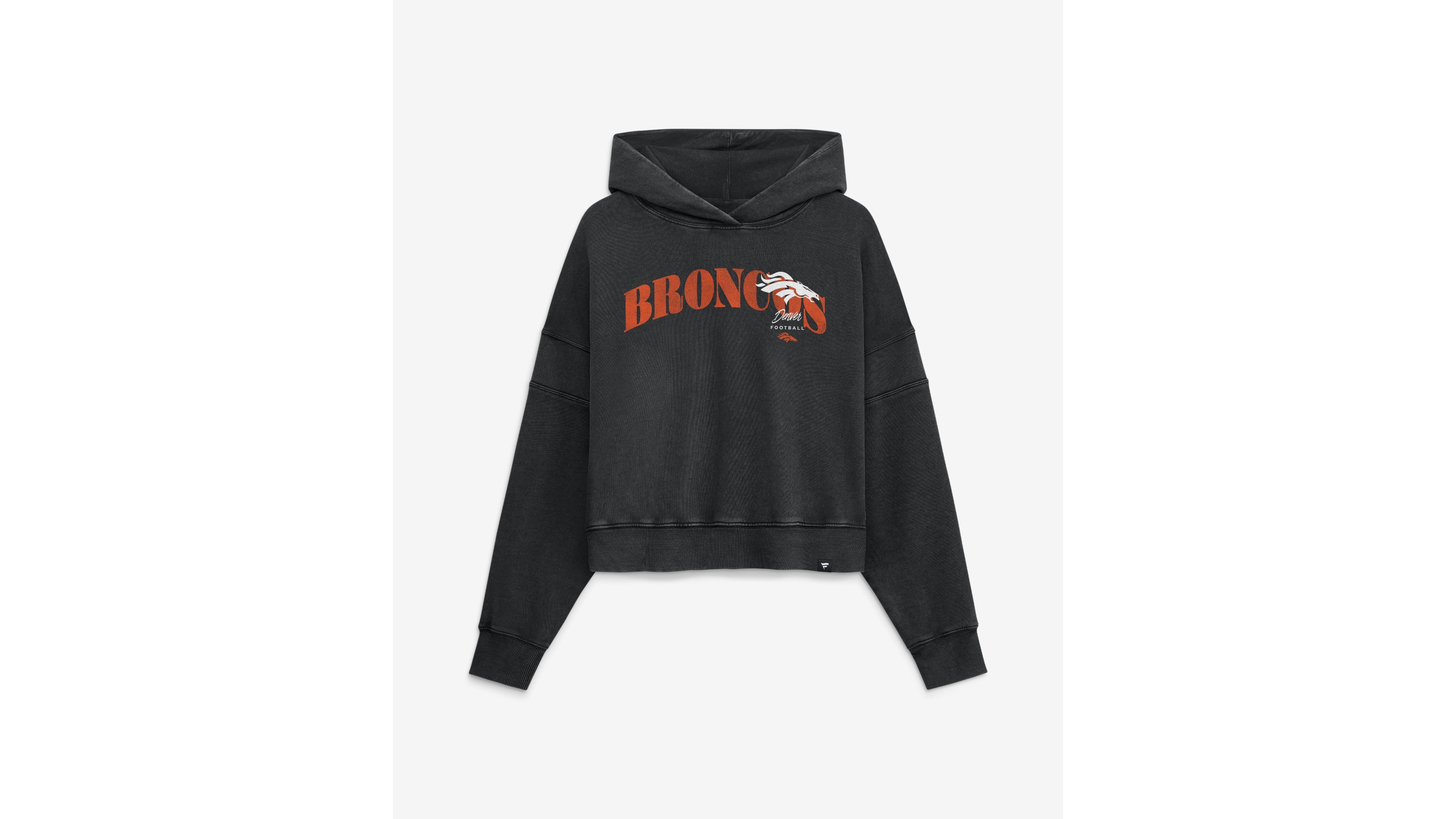 Fanatics Women's Denver Broncos Counter Run Oversized-Fit French Terry Pullover Hoodie