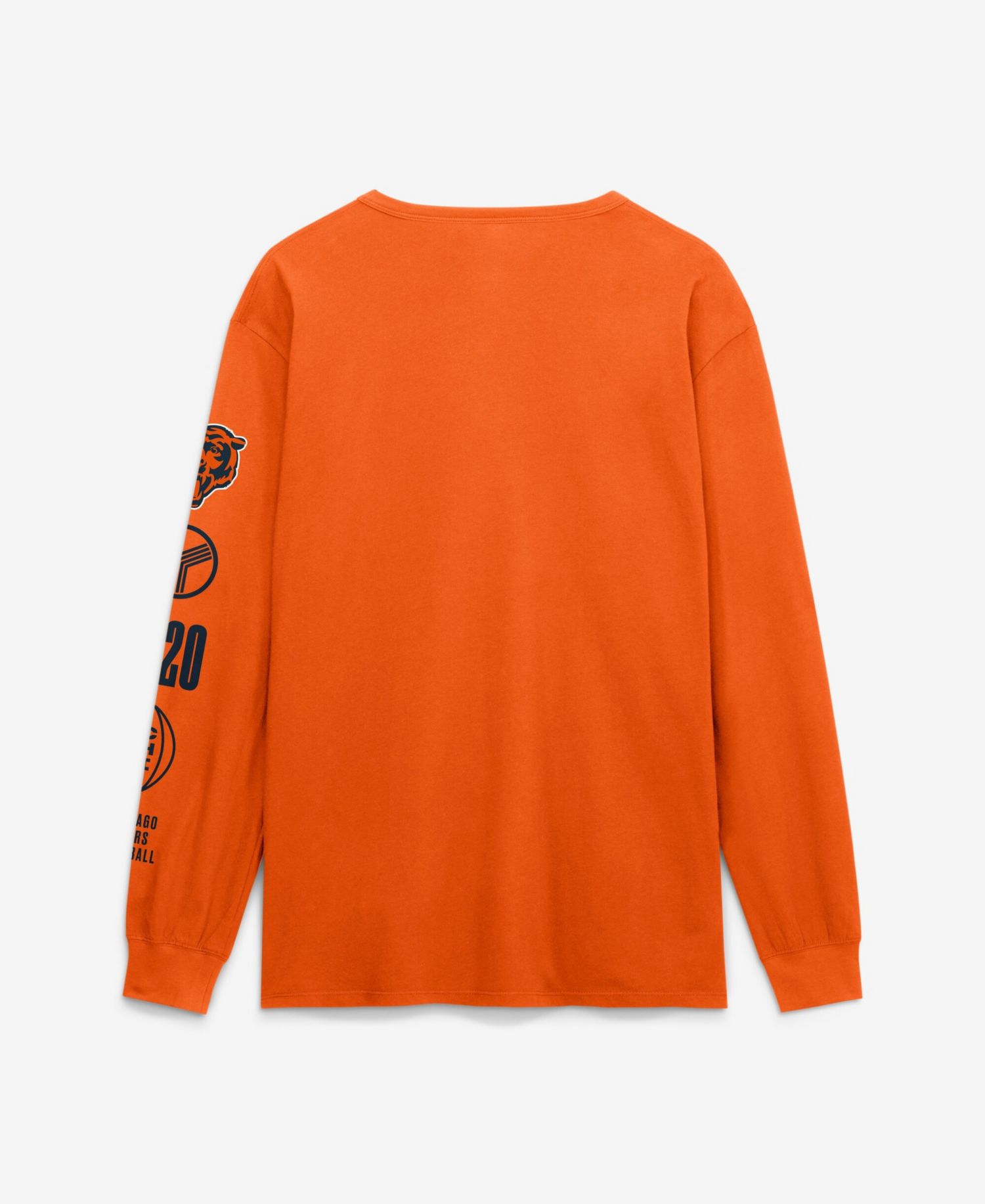 Men's Chicago Bears Checkdown Pass Classic-Fit Long-Sleeve T-Shirt