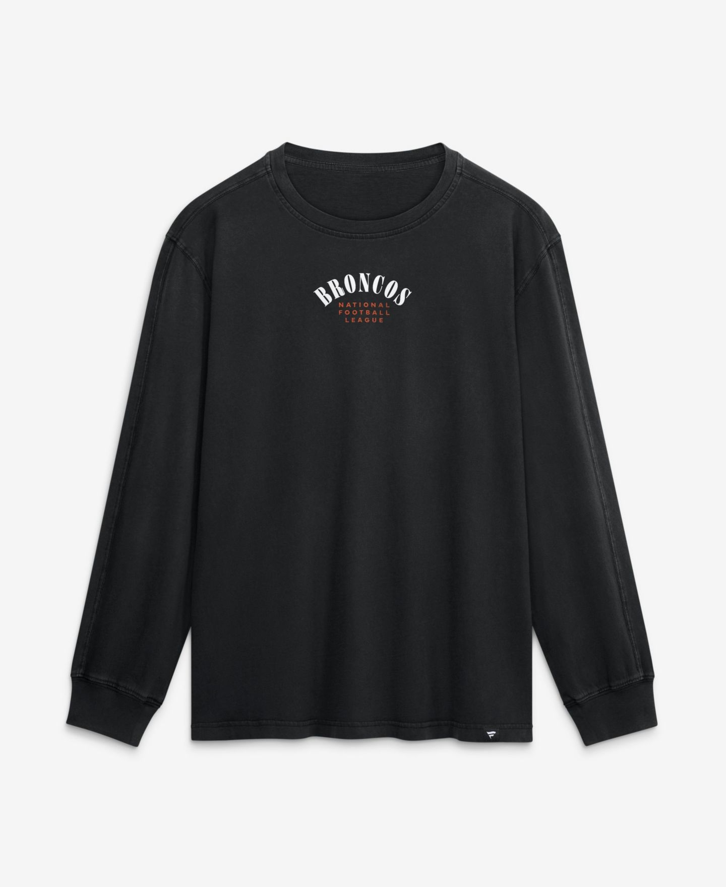Мужская футболка Fanatics Denver Broncos Fullback Drive Relaxed Fit Peached Cotton Long Sleeve — фото 2