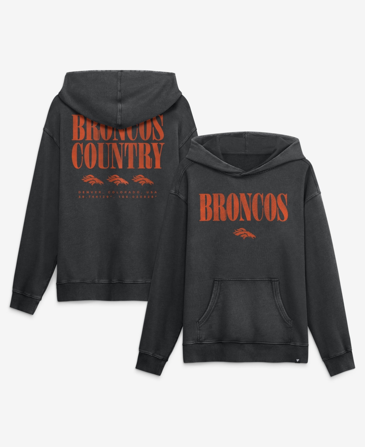Fanatics Men's Denver Broncos Intense Rivalry Relaxed-Fit Hooded Pullover