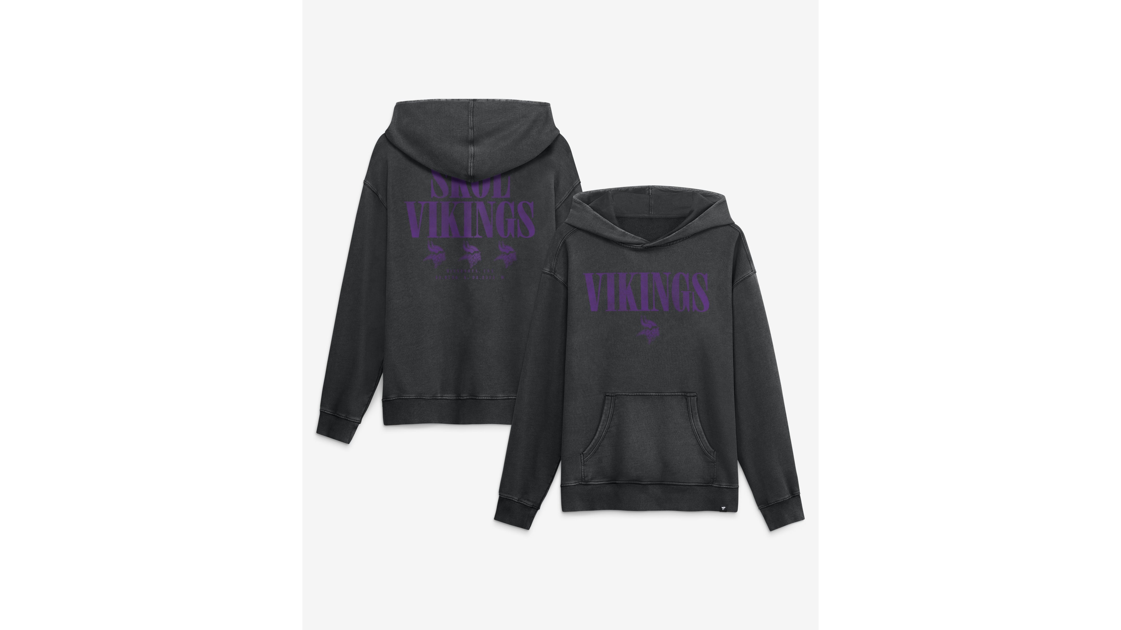 Fanatics Men's Minnesota Vikings Relaxed Intense Rivalry French Terry Hoodie