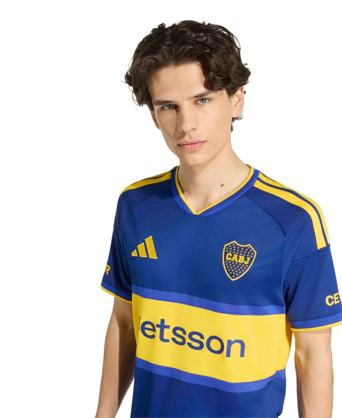 adidas Men's Boca Juniors 2026/27 Home Replica Slim-Fit Jersey