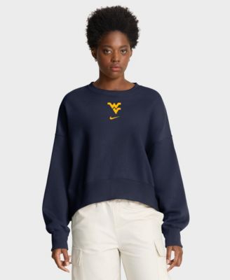 Women's West Virginia Mountaineers Phoenix Oversized Dropped-Shoulder Sweatshirt