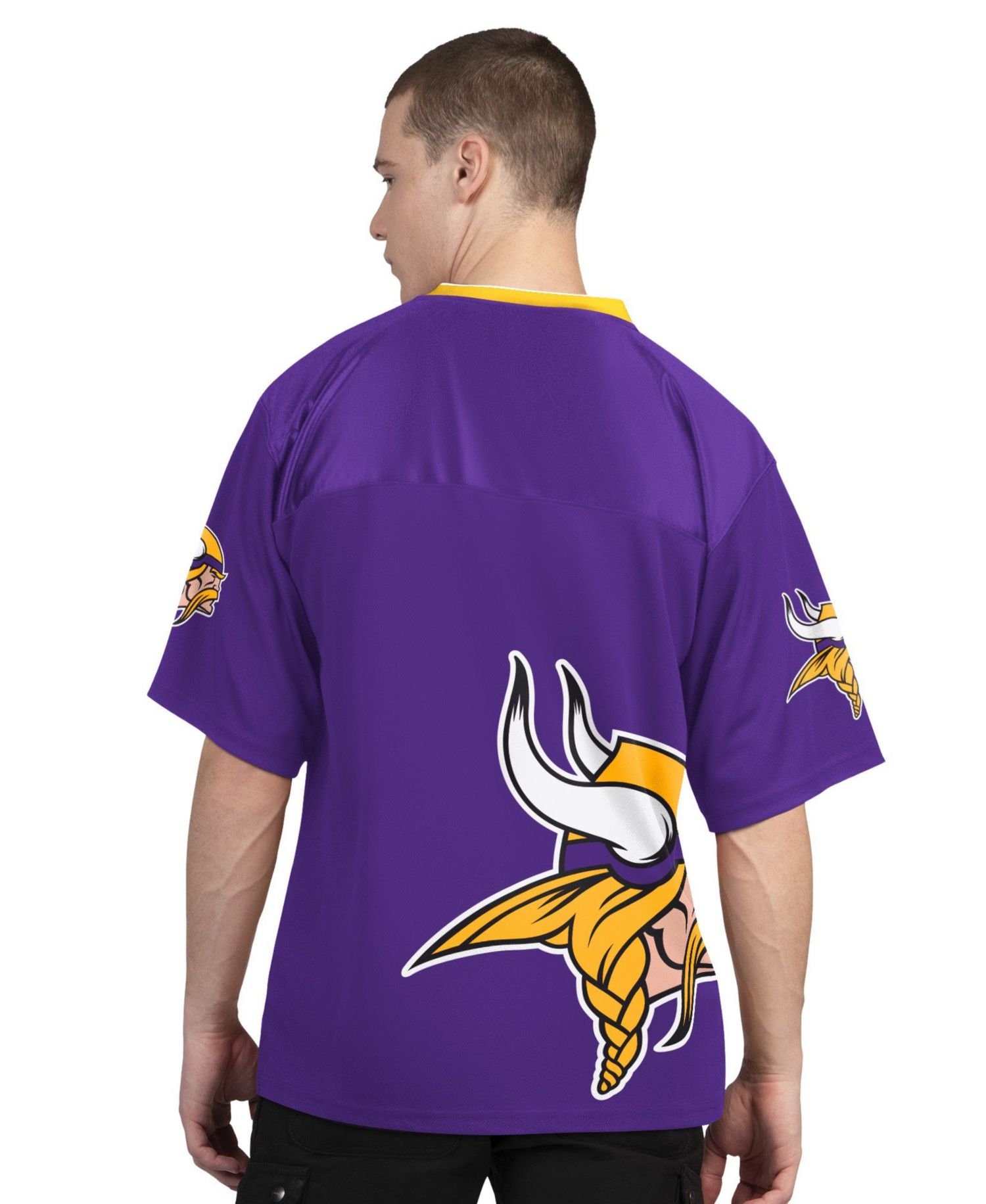 Men's Minnesota Vikings Short-Sleeve and Long-Sleeve T-Shirts, 2-Piece Set