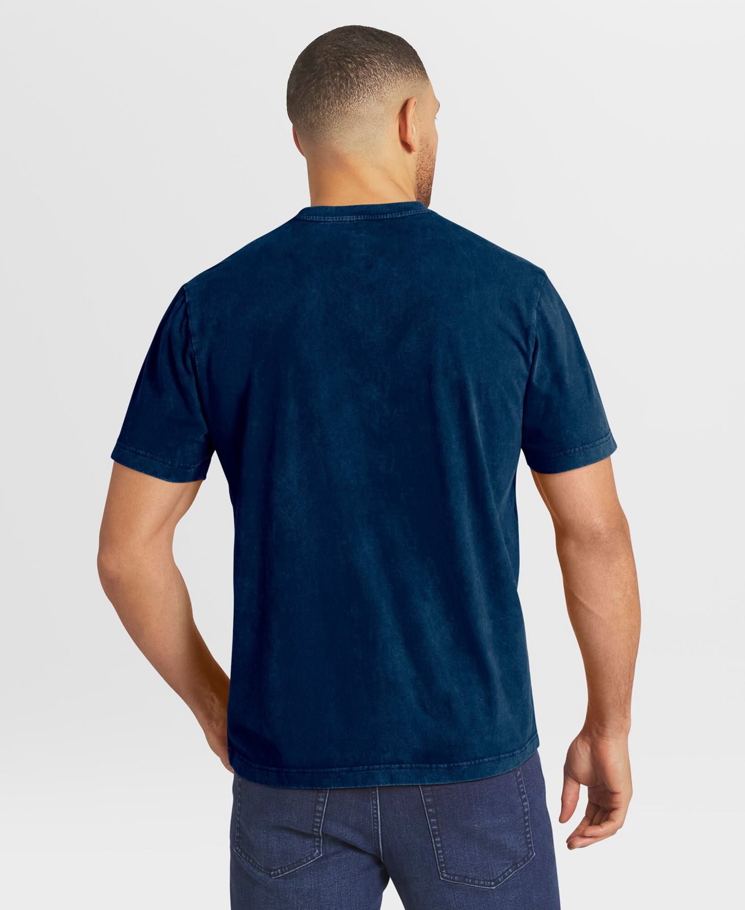 Men's Atlanta Braves Washed Henley Shirt