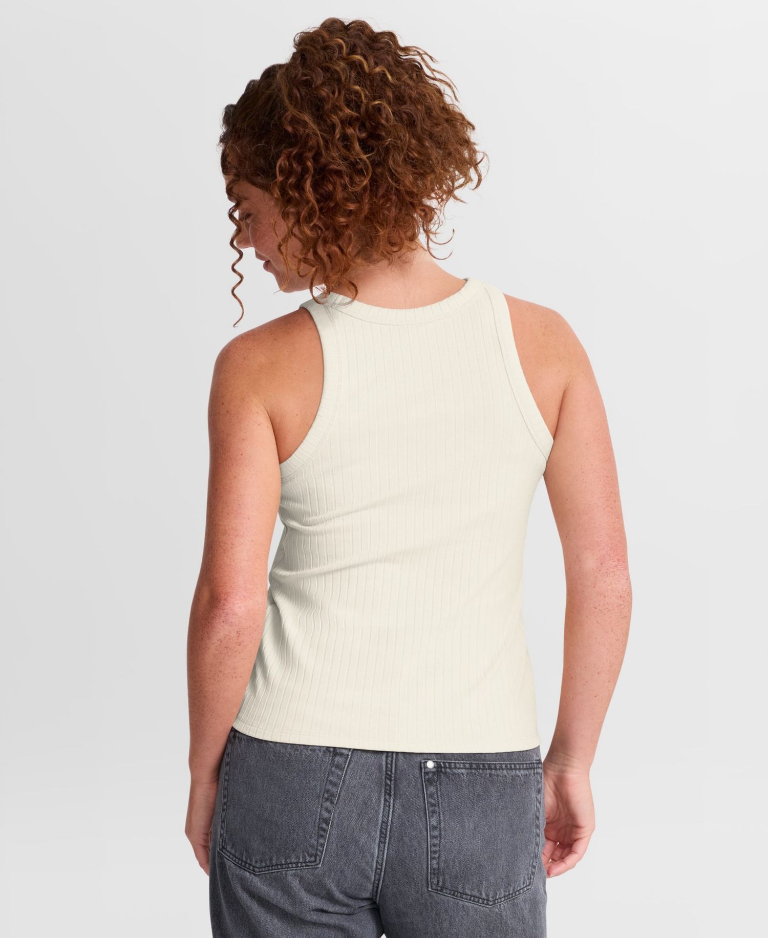 Women's Tampa Bay Buccaneers Star Play Sleeveless Slim-Fit Ribbed Tank Top