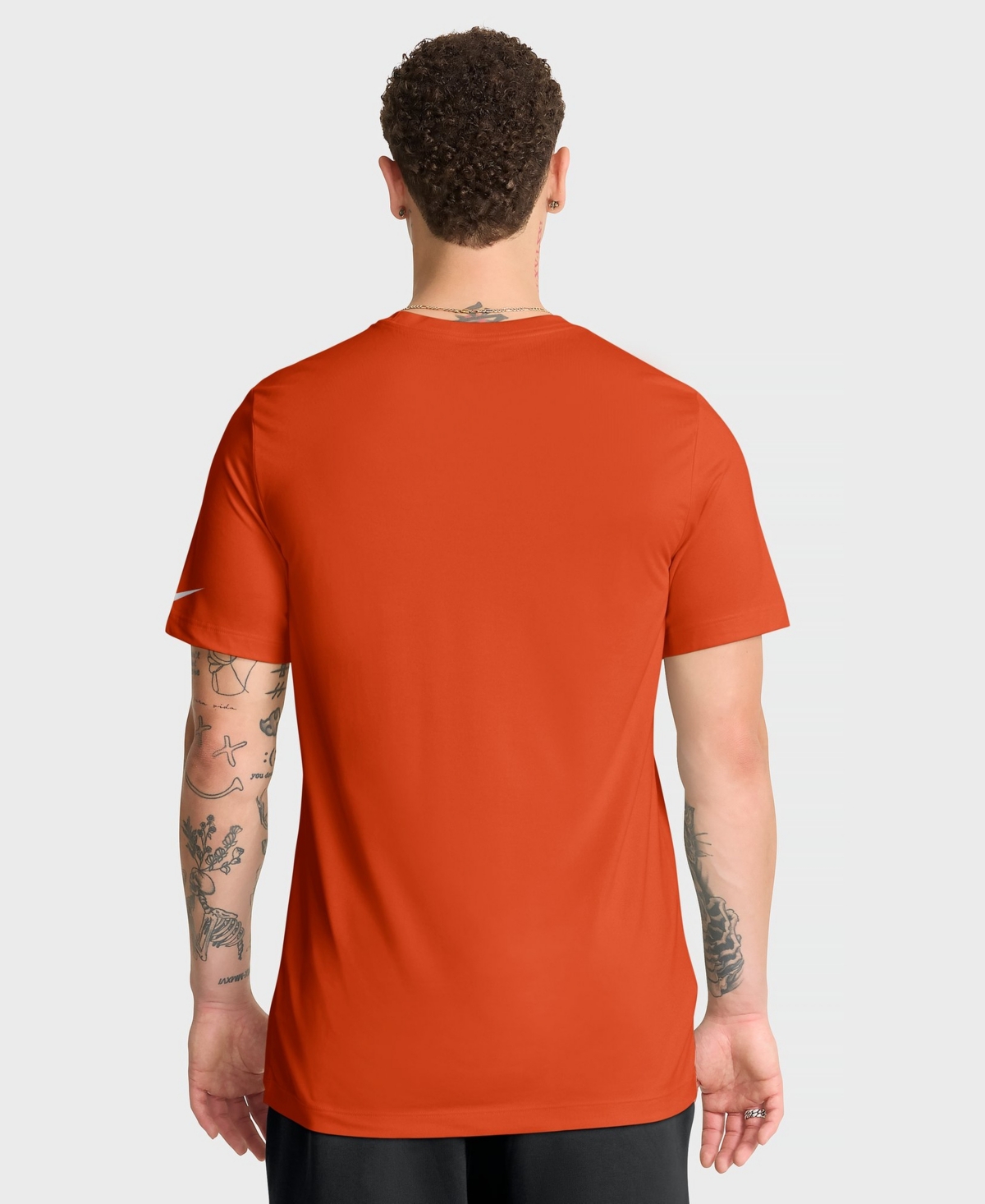 Nike Men's Chicago Bears Legend Icon Crew Neck Screen-Print Graphics T-Shirt