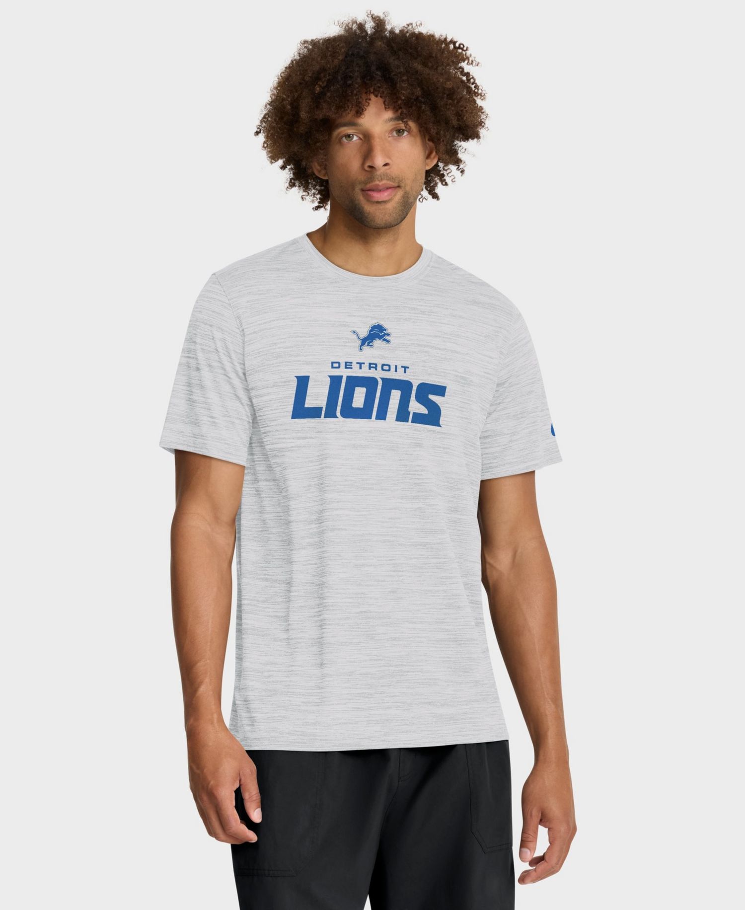 Men's Detroit Lions Velocity Dri-FIT Crewneck Short-Sleeve T-Shirt