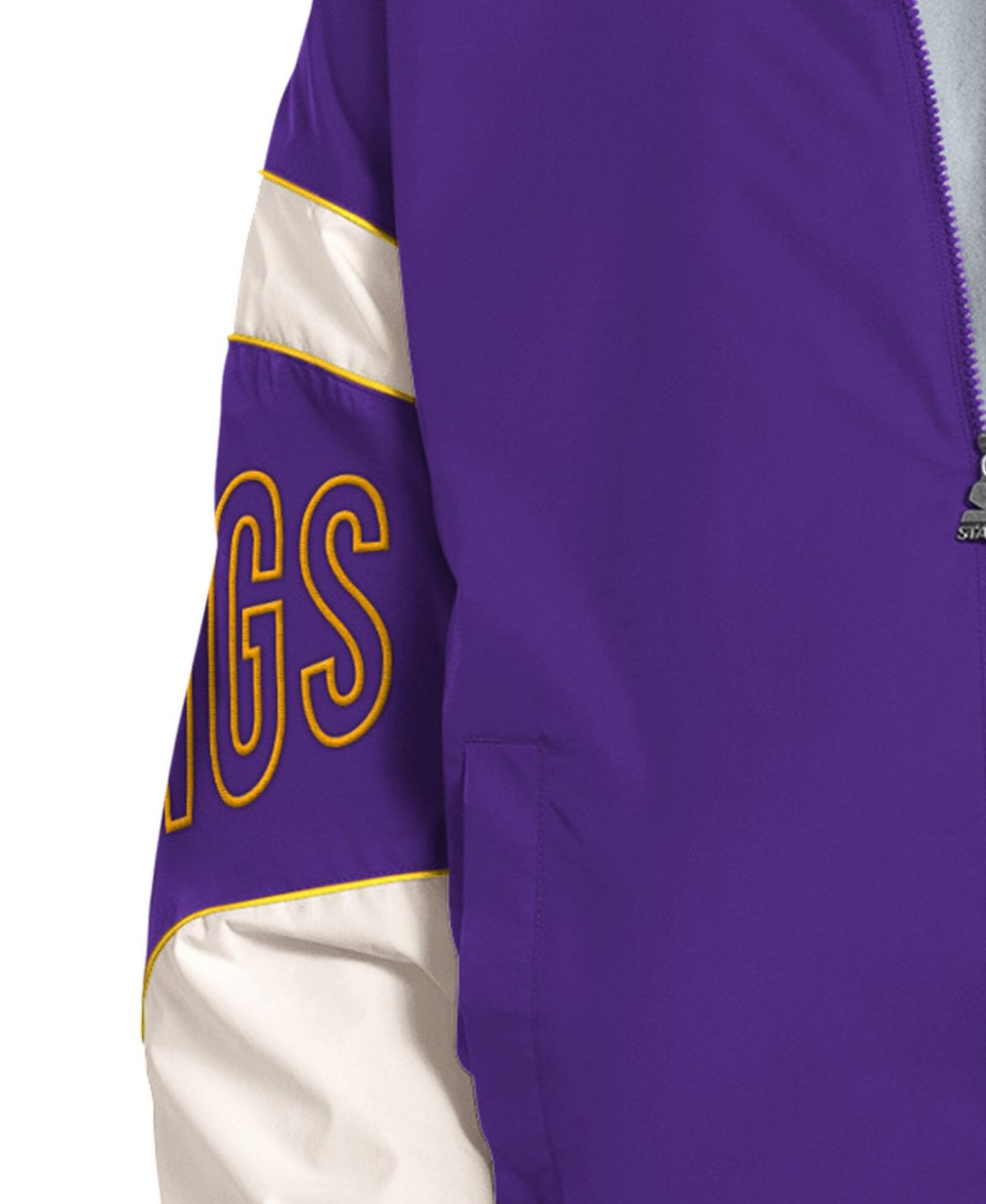 Мужская куртка Starter Minnesota Vikings The Gust Full-Zip Color-Block Hooded — фото 3