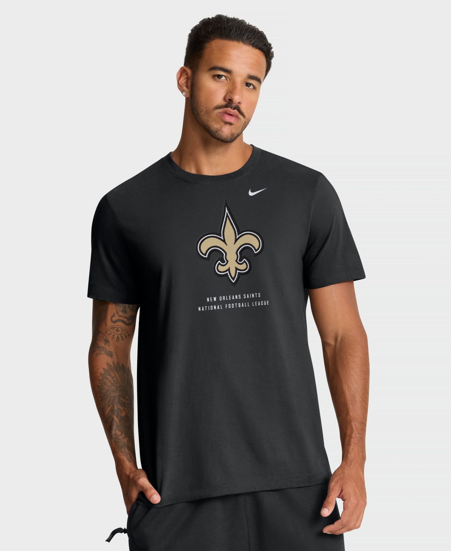Men's New Orleans Saints Essential Crew Neck Short-Sleeve T-Shirt