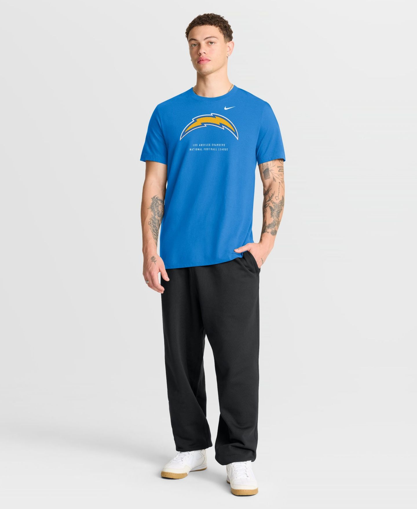 Мужская футболка Nike Los Angeles Chargers Crewneck Short-Sleeve — фото 3