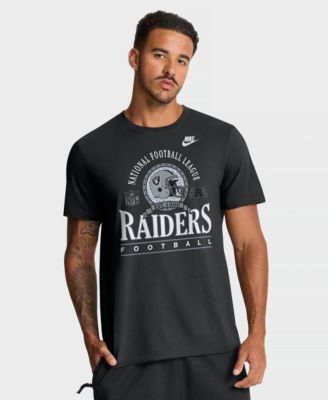 Men's Las Vegas Raiders Retro Rewind Essential Crew Neck Cotton T-Shirt