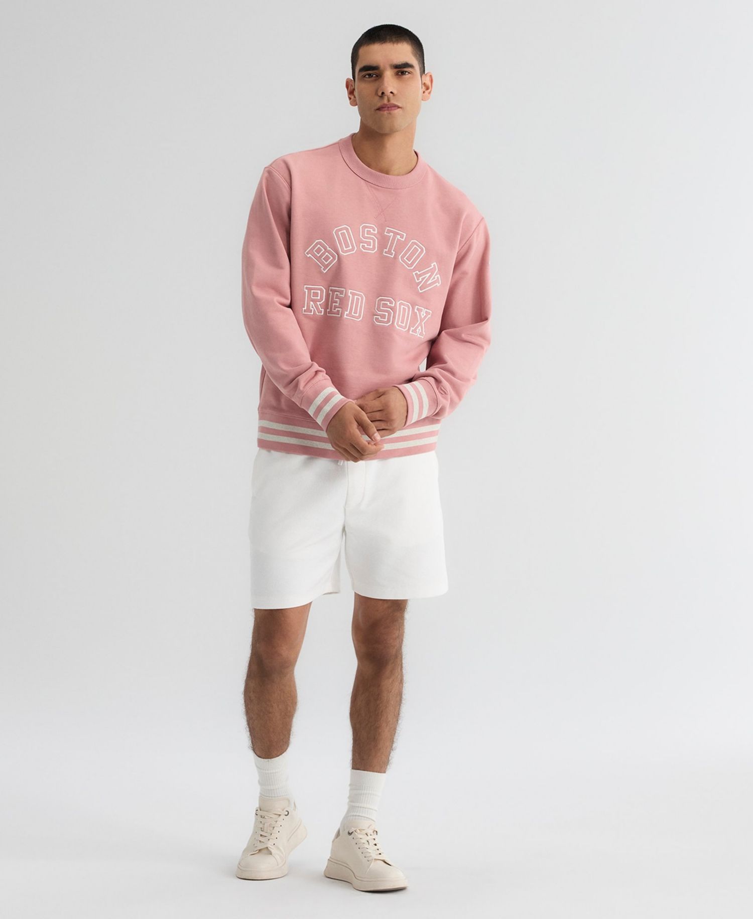 Men's Boston Red Sox Iconic Relaxed-Fit Terry Sweatshirt