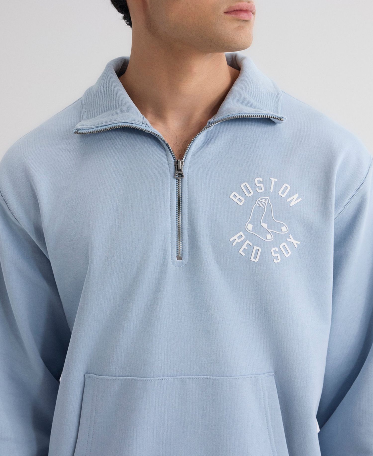Men's Boston Red Sox Iconic Quarter-Zip Sweatshirt