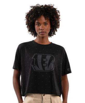 Women's Cincinnati Bengals Cropped Boxy T-Shirt