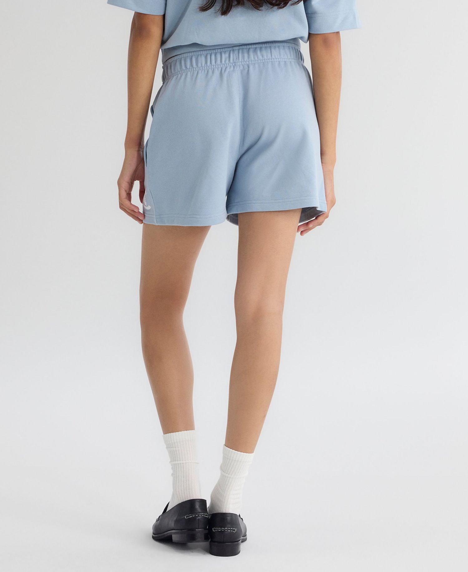 Women's Chicago Cubs High-Rise Terry Track Shorts, 3" Inseam