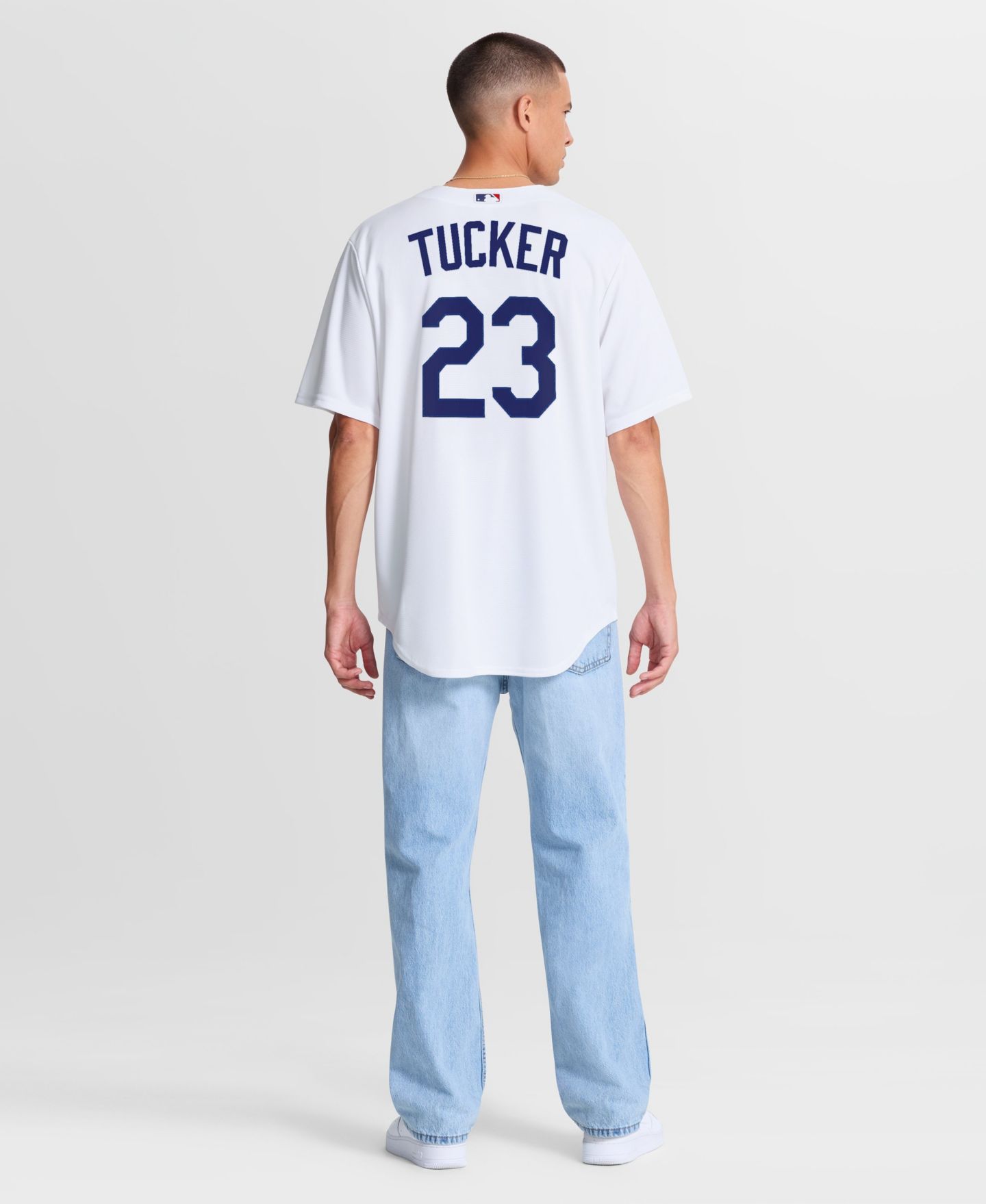 Мужской топ Nike Kyle Tucker Los Angeles Dodgers Relaxed Fit Jersey — фото 3
