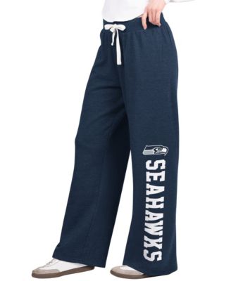 Women's Seattle Seahawks Field Wide-Leg Cotton-Blend Sweatpants