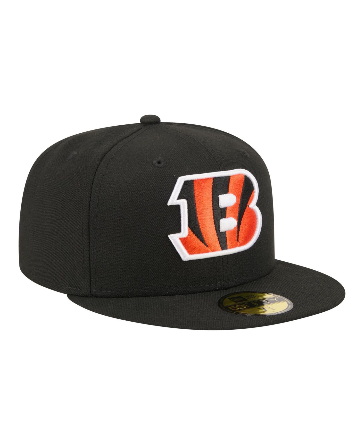 Cincinnati Bengals Fitted Flat-Bill Core Team 59FIFTY Hat