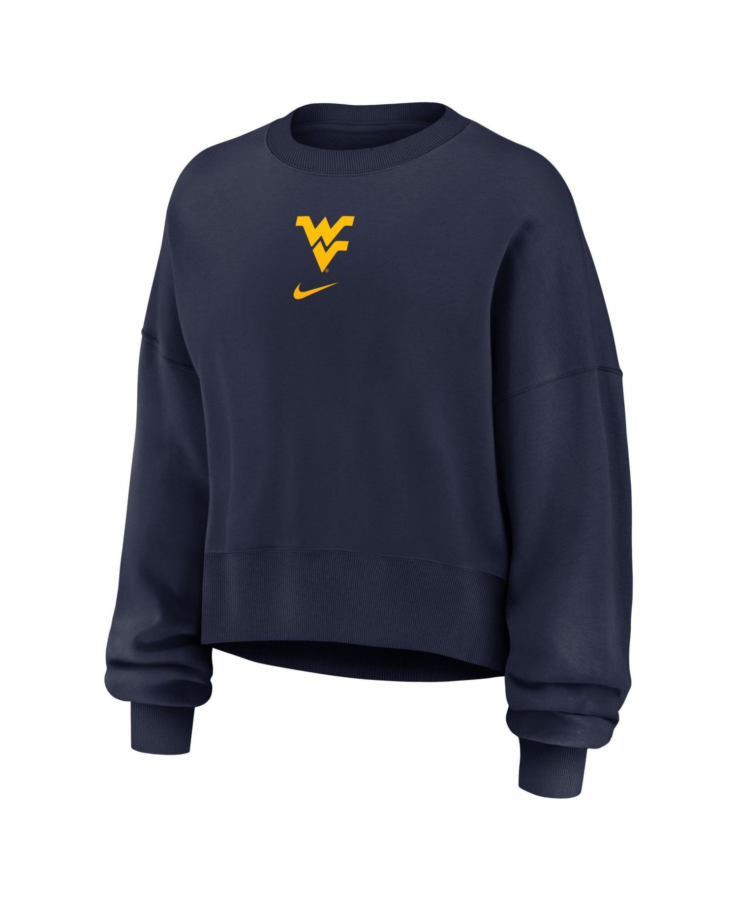 Women's West Virginia Mountaineers Phoenix Oversized Dropped-Shoulder Sweatshirt
