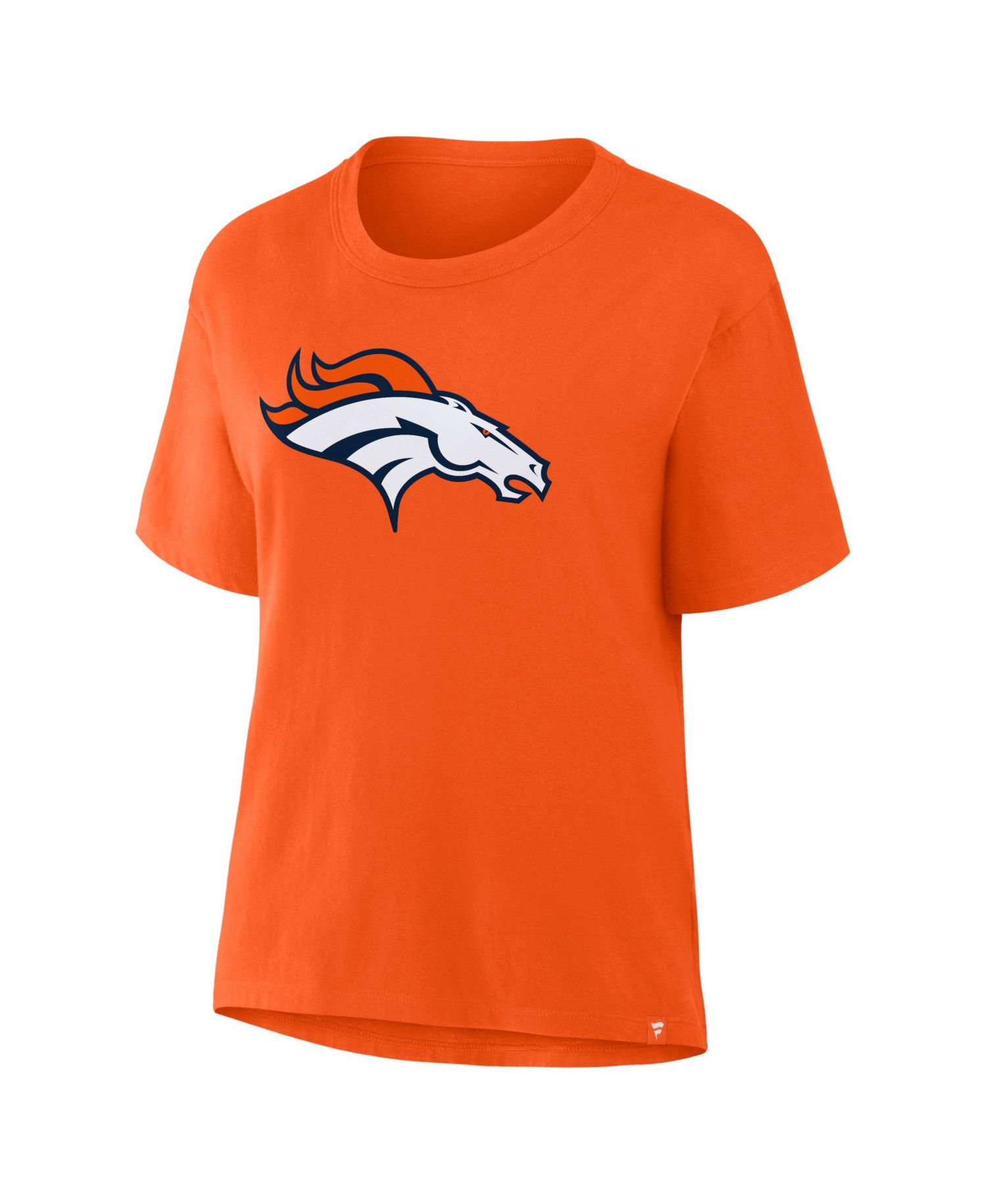 Women's Denver Broncos Essential Legacy Relaxed-Fit Screen-Print Graphics T-Shirt