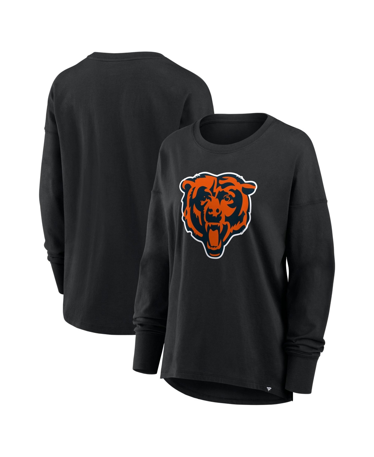 Fanatics Women's Chicago Bears Essential Long-Sleeve Crewneck T-Shirt