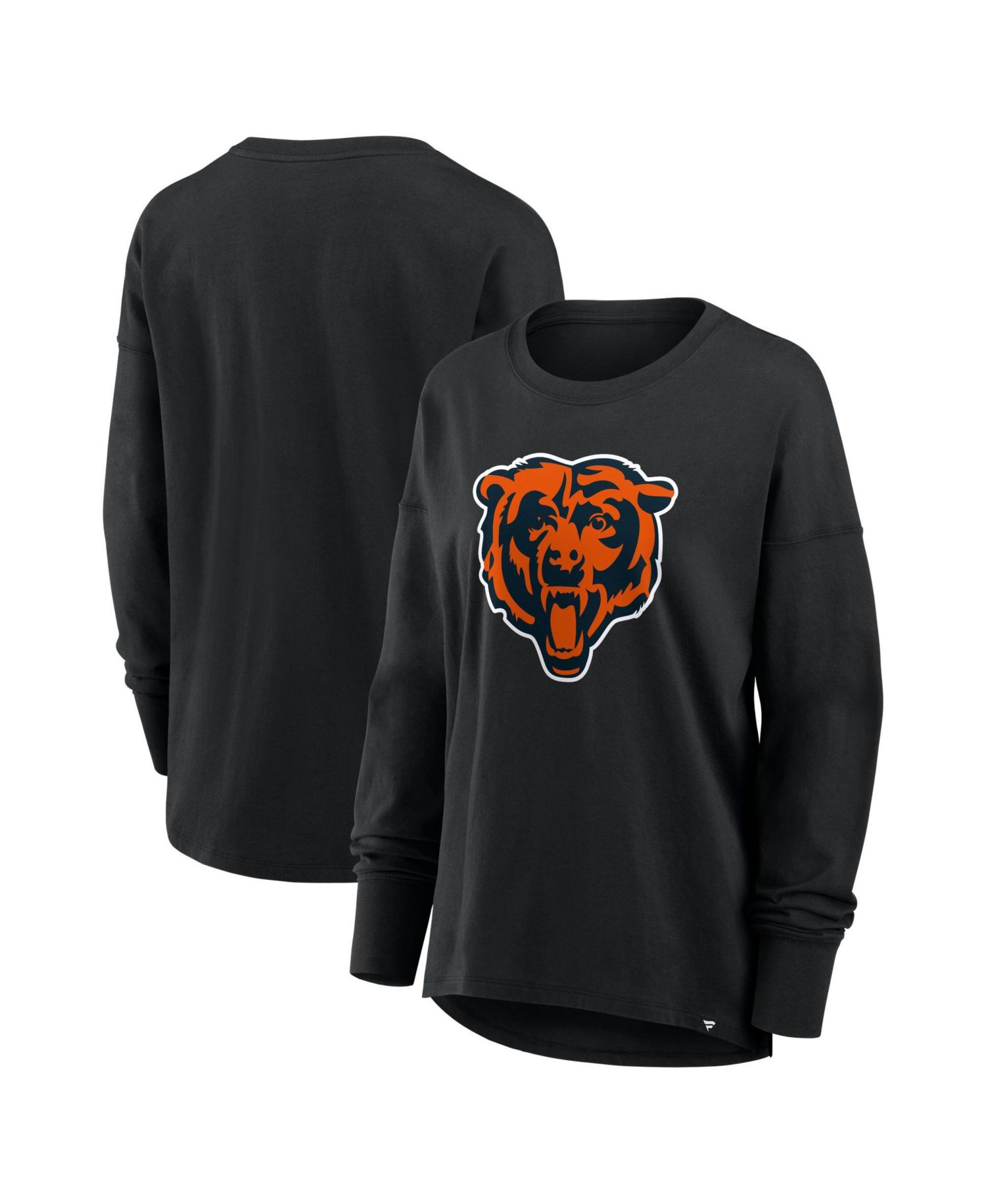 Women's Chicago Bears Bears Essential Long-Sleeve Crewneck T-Shirt