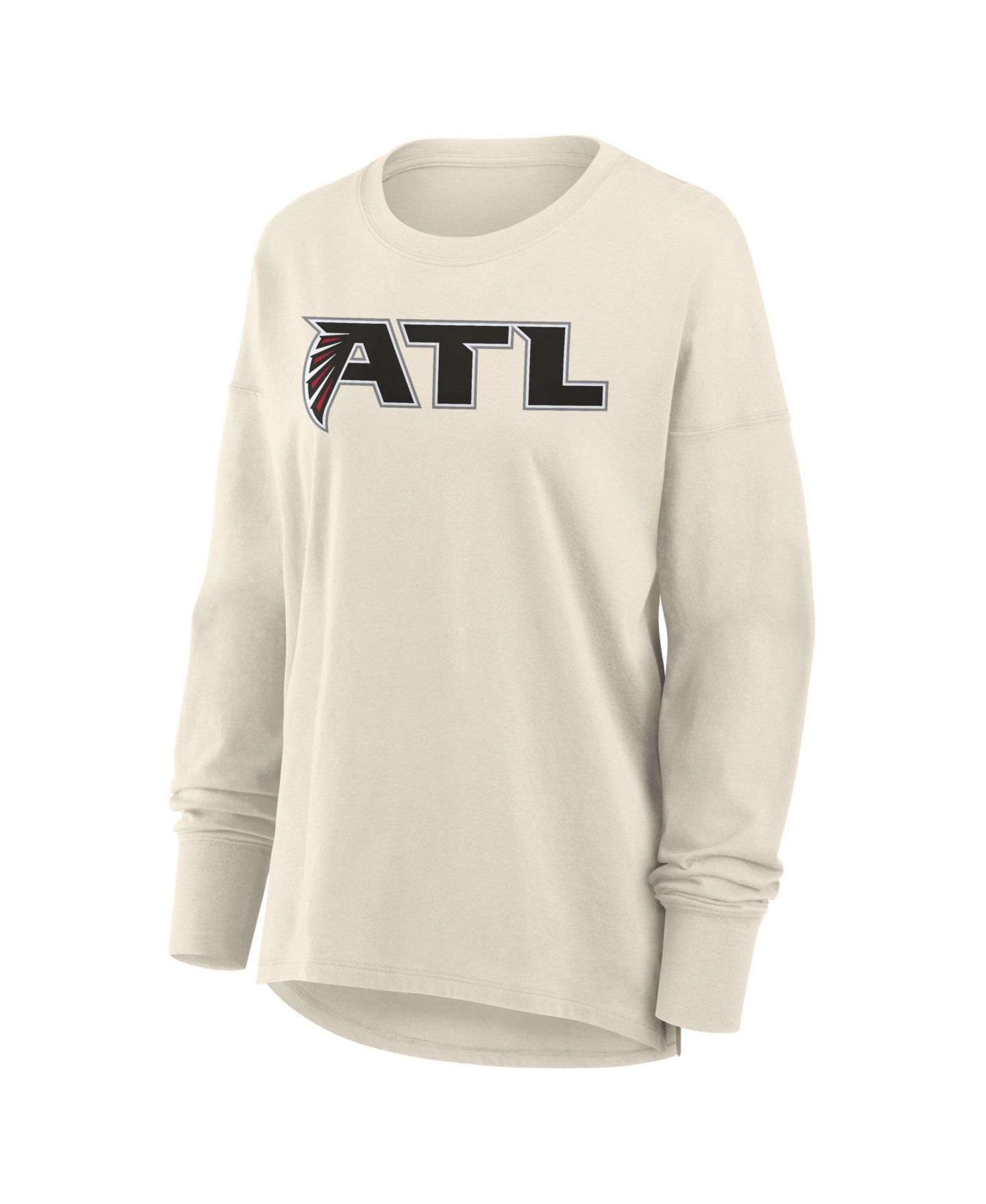 Женская футболка Fanatics Atlanta Falcons Dove Legacy Long-Sleeve Relaxed-Fit — фото 4